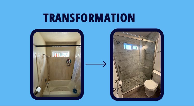 A Tacoma Bathroom Remodel: From Dated to Designed 3 before and after